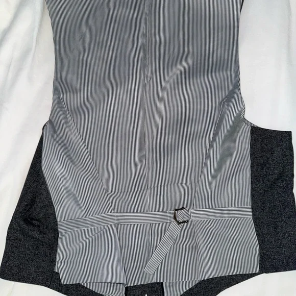 John Varvatos Charcoal Vest